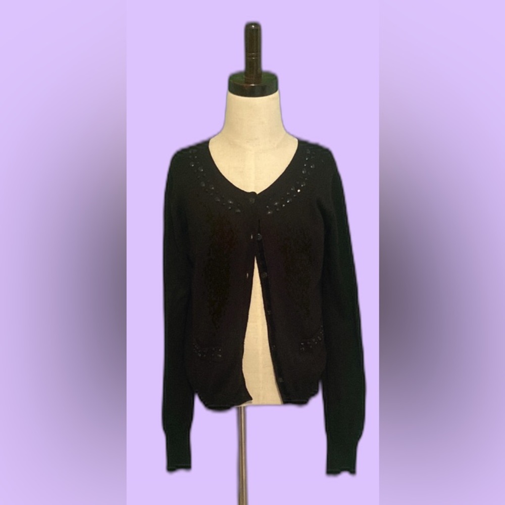 Justice Girls Cardigan Size 14 Black